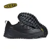 Original running shoes Keen ZIONIC WP For Men Triple Black White Gold Green Women Outdoor Sports Trainers size 36-45