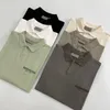 мужская футболка esse мужская дизайнерская футболка из хлопка большого размера подходит для поло с коротким рукавом и надписью пара подходящих высококачественных универсальных повседневных футболок многоцветные свободные мужские поло