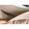 Jupe longue tricotée en Patchwork contrasté pour femmes, automne-hiver, plissée coréenne, chaude et épaisse, ligne A, taille haute, jupe Midi, 240111