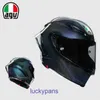 Fiber Agv Pista Pista Bukalemun Track Motosiklet Kask Karbon Tam Eşit Tide Sun Moon Buz Mavisi Rjaq