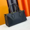 Echt leer Designer shopper tas Dames heren tote Luxe clutch handtas en portemonnee crossbody Tassen Schoudertassen met reliëf reisweekend pochette tassen