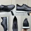 Chaussures en cuir d'affaires de luxe pour hommes, marque de pied coupe basse, languette en forme de V, cuir léger et à la mode de haute qualité