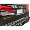 2018-2023y Toyota Alphard atualização ROWEN BODY KIT NOME Pára-choque dianteiro Acessórios externos Spoiler traseiro Saias laterais com spoiler Asa Pára-lamas Capô do motor Grade