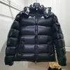 Men's Down Parkas Mengjia Maya Down Jacket Men's Bread Thickened Winter Short Hooded