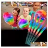 Led Gadget 28X1.75Cm Colorf Light Stick Flash Glow Cotton Candy Flashing Cone For Vocal Concerts Night Parties Dhs Drop Delivery Ele Dhv34