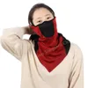 Bandanas Winter Outdoor Bicycle Mask Warm Wool Ski Single Board Running Sports Scarf Stripe