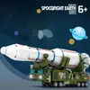 Bluki dla dzieci Q Meng Rocket Model Long March-5 Kompatybilna łamigłówka Boy 203011-15 Bloksy konstrukcyjne L240110