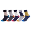 PIER POLO Socks Casual 5PairsLot High Quality Brand Cotton Crew Business Embroidery Autumn Winter Mens 240112