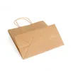 Caixas de telefone celular pacotes logotipo personalizado sacos de loja para loja sem fio luxo alta classe em branco saco de papel kraft presente roupas embalagem dhdng