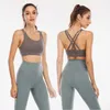 Mujeres yoga bralette sujetador lencería atuendo de yoga de lencería delgada de deportes