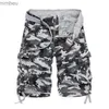 Shorts Homme Mode Homme été Camouflage Short Cargo ample hommes multi-poches militaire pantalon court Homme Camo PantsL240111