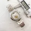 Męskie zegarki 42 mm spraw komercyjnych automatyczne maszyny do koła zamachowego wykonane z premium zegarki ze stali nierdzewnej igła żywotność wodoodporna damskie dam