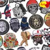 Patches for Clothes Jacket Mochila Jeans Hat Embroidery Sew Iron on Punk Gorilla Bear Skull Shark Medusa Designer Thermal Parche