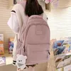 女性ファッションレディハイキャパシティカレッジバックパックトレンディレミスラップトップスクールバッグかわいい女の子の旅行帳バッグクール240112