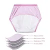 5 pz / lotto Pannolini per bambini Bambini Biancheria intima riutilizzabile Pantaloni da allenamento traspiranti Possono seguire il vestito 616 kg 240111