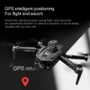 V168 drönare ny pro max borstlös drone gps return 8k hd dubbel kamera flygfotografering intelligent 360 hinder undvikande rc 748