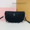 Designer Mui Mui Bag Handbag Beach Crossbody The Tote Shoulder Bag Luxury Fashion Man Woman New Letter Black Leather Messenger Makeup Travel Miui Miui Bag