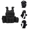 Jachtjassen Militair 6094 Tactisch Vest Paintball Body Armor Outdoor CS Molle Met Accessoires Tassen Combat