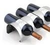DEOUNY Mensola per portabottiglie di vino con foro in acciaio inox per montaggio a parete con viti 240111