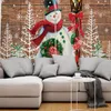 Rideau de fenêtre de noël, décoration pour la maison, chambre à coucher, cuisine, salon, ornement de noël, cadeaux de noël, année 240111