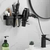 Dryers Hair Dryer Organizer Rack Bathroom Hairdryer Straightener Holder Wall Mounted Shees Accessories Blower Shees Wall Shelf