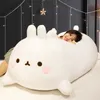 50/80 cm grand Kawaii peluche lapin en peluche peluches coussin lapin enfant oreiller poupée cadeaux d'anniversaire pour les enfants 240111