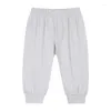 Pantaloni 2024 Pantaloni Borns Bambù Vestiti per bambini Capretti Ragazza Ragazzi Cotton Outfit Bambini Primavera Autunno Pantaloons 3M-3T