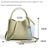 Abendtaschen Motingsome Frühling Mode Frauen Echtes Leder Handtasche Einfach Dame Korb Tasche Weiche Rindsleder Schulter Casual Tote Schwarz 2024