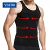 YBFDO Uomo Dimagrante Shaper Pancia Addome Canottiera Allenamento Canotta Postura Gilet Camicia di Compressione Perdita di Peso Gilet Muscolare 240112