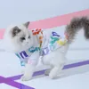 犬のアパレルフーポ猫服薄い操り人形キッテンブルーサマー夏の男性子猫ベストペットペットアンチヘアロス