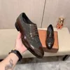 Mannen PU lederen schoenen mode lage hak franje jurk brogue lente enkellaarsjes vintage klassieke mannelijke casual schoenen