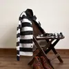 Automne américain rétro 16oz poids lourd prisonnier rayé veste hommes mode pur coton lavé toile épaisse moto manteau 240111