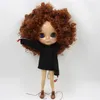 Lodowate DBS Blyth lalka 16 BJD Body Body Tan Skin Blosy Face 30cm Zabaw