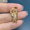 Anhänger Halsketten Exquisite Metall Zirkon St Jude Thaddäus Beten Halskette Anhänger Charms Für Schmuck Machen Mann Frauen Zubehör Großhandel