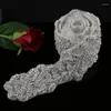 Belts JLZXSY Handmade 1 Yard Rhinestone Applique Trimming Iron On Fix Crystal DIY Wedding Dress Accessories