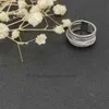 Cabo 925 designer de luxo colecionáveis pilha casamento anel de prata esterlina anéis