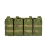 Tactical Molle Four Magazine Pouch Bag Mag 홀더 카트리지 클립 파우치 AR M4 5.56/.223 권총 No11-589