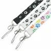 Sangles de téléphone portable Charms Lanyard Titulaire de la carte d'identité Patte de chien Vétérinaire Infirmière Chat Animal Animal Sangle de cou Vétérinaire Drop Livraison Téléphones Acces Dhl6Z