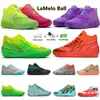 LaMelo Ball 1 MB.01 Chaussures de basket-ball pour hommes Sneaker Black Blast Buzz City LO UFO Not From Here Queen City Rick et Morty Rock Ridge Rouge Baskets de sport pour hommes Taille 7-12