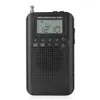 Radio HRD104 Portable Mini Radio Stereo Antenna Digital Tuning Radio LCD Display Radio FM AM Pocket with Driver Speaker Rechargeable