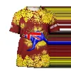 Kangourou aborigène Australie Peinture indigène Art T-shirts imprimés en 3D pour hommes et femmes T-shirts occasionnels d'été T-shirt 240111