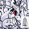 Sets Frauen Weiß Cartoon Katze Hund Radfahren Jersey Set Mountainbike Uniformen Langarm Radfahren Tragen Fahrrad Kleidung Radfahren Kleidung