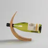 Modern Bar Wooden Balanced Wine Bottle Rack Winery Club Display Stand Decoration Home Creative Hanging Bamboo 240111