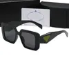 męskie okulary przeciwsłoneczne projektant dla kobiet unisex kwadratowy okulary okulary okularowe klasyczne trójkąt charakterystyczny sporty na świeżym powietrzu UV400 Podróżujące odcienie mężczyźni