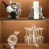 Carafe à vin créative de 1500ML, distributeur rotatif à 360 degrés, bouteille en verre de cristal, aérateur, pichet miroir, décoration de Bar cadeau 240111