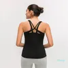 Roupas de Yoga Imlario Crisscross Mulheres Tanque com Acolchoado Slim Fit Ginásio Top Sob Medida Atlético Camisole Activewear Compressão Camisa de Treino