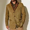 Homens do vintage jaqueta outono inverno quente masculino outerwear roupas moda casaco de couro artificial para homens casacos de manga longa 240112