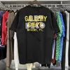 Галереи DEPT Harajuku 24SS Винтажная футболка с принтом букв в стиле АРТ-ДЕКО Свободные свободные футболки унисекс с короткими рукавами в стиле хип-хоп XVA