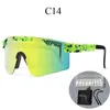 2023 Nouveaux Pits Vipers Lunettes de soleil Hommes Femmes Marque Design Lunettes de soleil polarisées pour homme Uv400 Shades Goggle Giftes Boîte gratuite Pv01 TNPG2