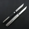 Боевой нож Slenderman SLM двойного действия, 2-е издание, тактические автоматические ножи D2, стальное лезвие, авиационный алюминий, ручка T6-6061, инструменты EDC